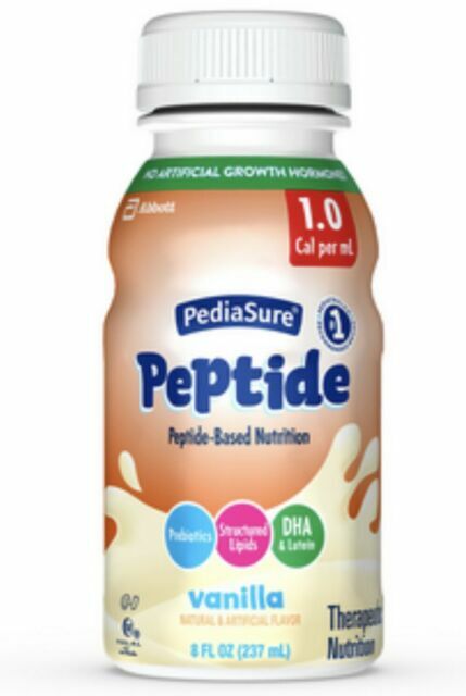 PediaSure Peptide Vanilla Shake, 8oz - 24 Count
