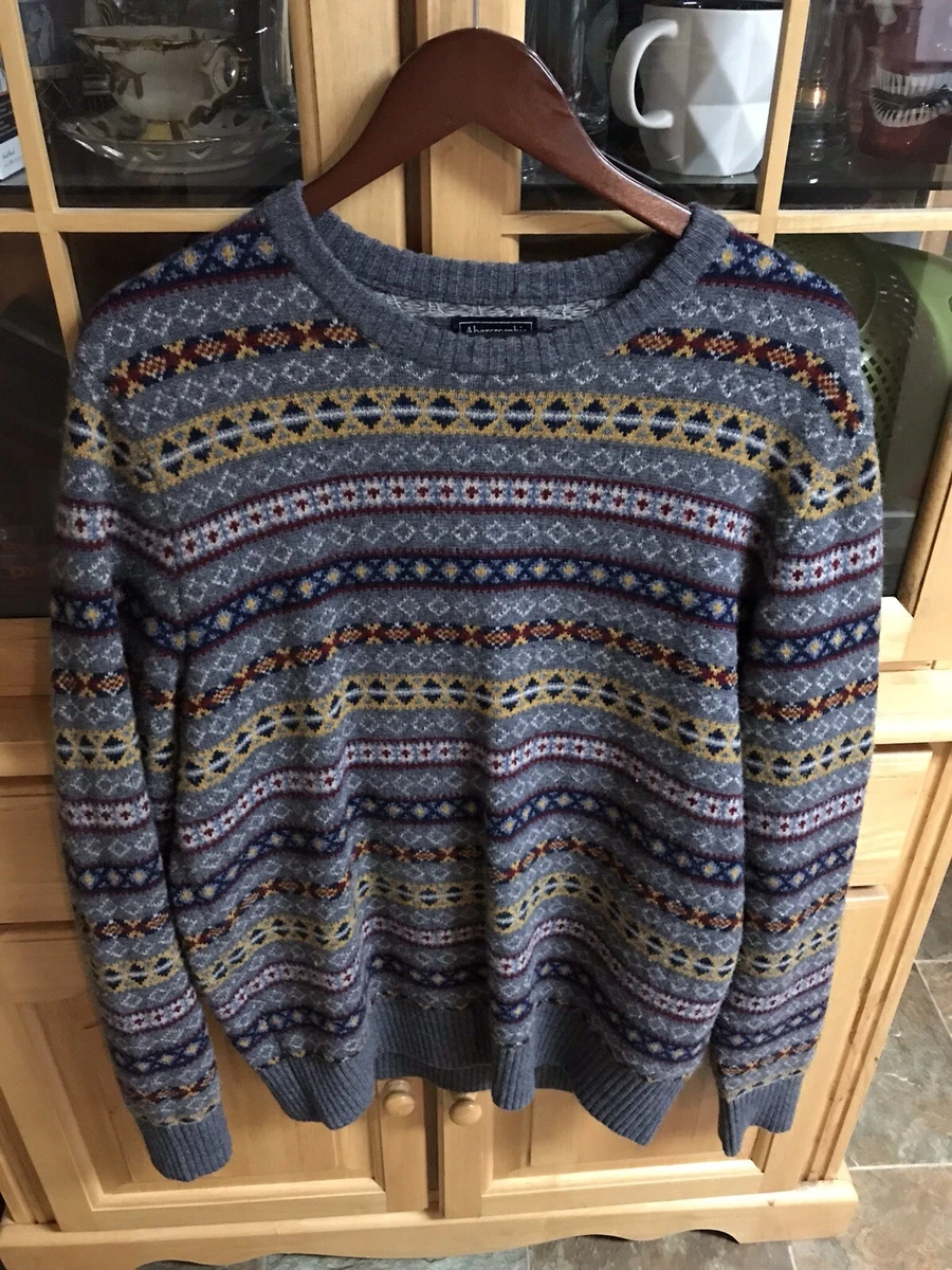 Abercrombie fair isle sweater clearance