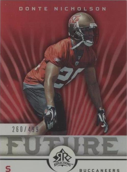 2005 Upper Deck Reflections Donte Nicholson #256 - 1 of 2
