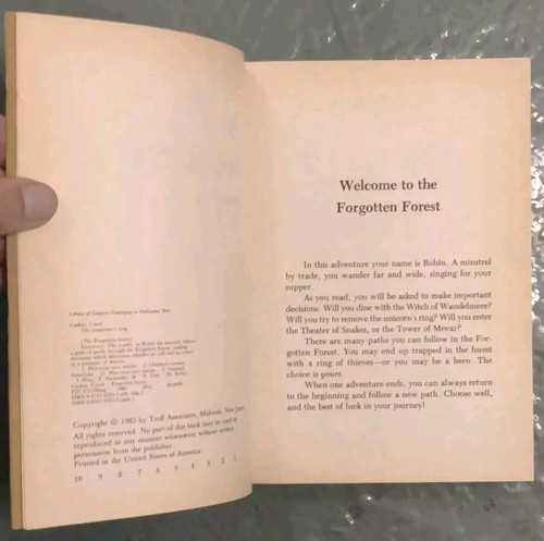 Der Ring des Magiers (Wählen Sie Ihre eigene Geschichte Serie) von Carol Gaskin *ERSTDRUCK* - Bild 5 von 10