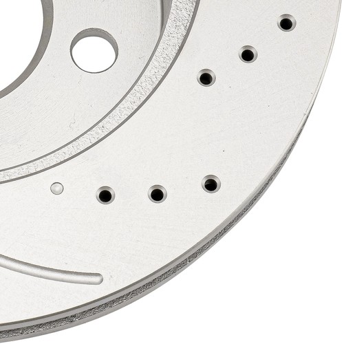 Front Brake Drilled Disc Rotors + Ceramic Pads For Jeep Cherokee XJ 1999-2001 - Foto 10 di 10