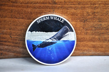 Rare Color Connecticut .999 Silver 1oz. Sperm Whale Charter Oak Praying Mantis