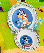Bluey plate and Bowl set