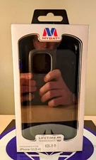 MYBAT TUFF APPLE IPHONE 12 (5.4in) HYBRID CELL PHONE CASE PROTECTOR BLACK