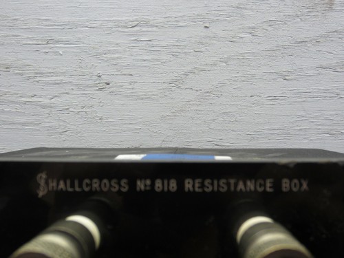 Shallcross No. 818 Electrical Resistance Box (For Parts Only, Missing 3rd Dial) - Picture 3 of 5