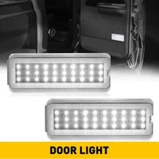 2Pc Door Panel Courtesy Light Reflector For 99-07 Ford Super Duty F250 F350 F450