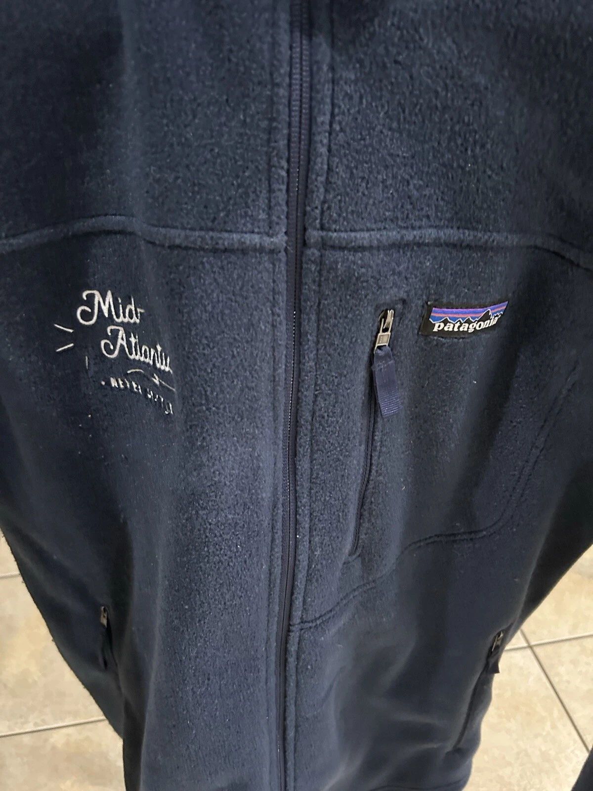 patagonia classic fleece corporate logo jacket