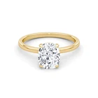 Diamond Engagement Ring VS1 F Cushion 3 Ctw Lab Created IGI Certified Special