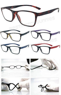 ULTEM (High End Material) Frame Clear Lens Reading Glasses +1.00 to +4.00 RE45