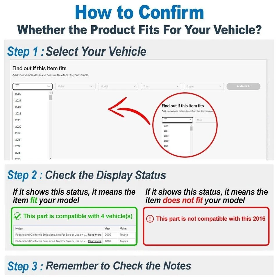 Complete Exhaust System Fits 1996-2000 Toyota 4Runner 3.4L Federal EmissionModel - Image 3 of 4