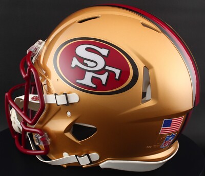 SAN FRANCISCO 49ers NFL Riddell Speed AUTHENTIC Throwback Football ...