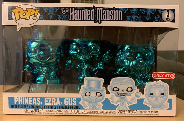 Funko Pop! Disney 3 Pack Chrome Hitchhiking Ghosts Haunted Mansion Target Exclus | eBay