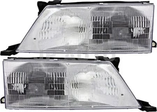 For 1995-1997 Toyota Avalon Headlight Halogen Set Driver and Passenger Side