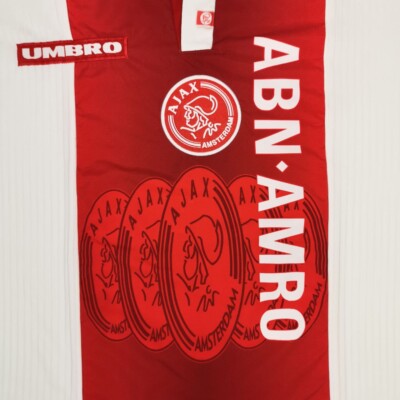 Vintage Rare Ajax 1994 1995 Home Football Soccer Shirt Jersey
