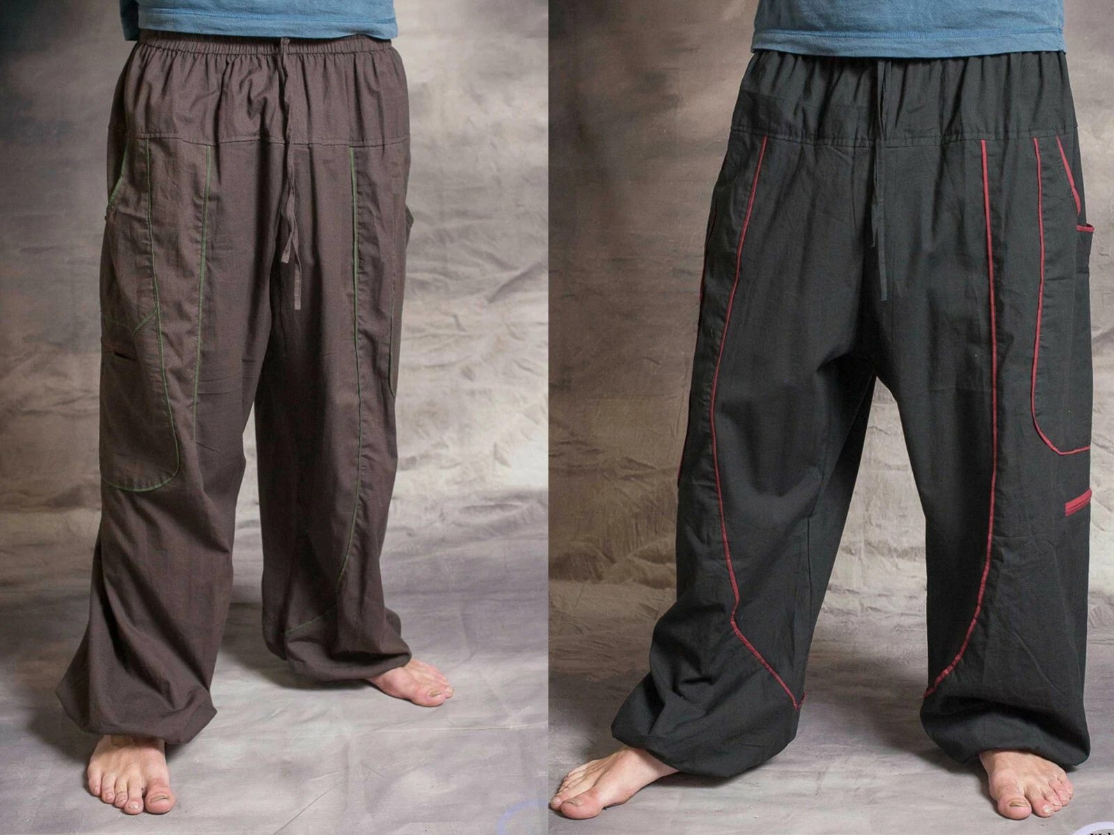 MENS HIPPY TROUSERS Baggy Loose Fit Organic Cotton Psytrance Festival Party Goa
Opens in a new windo