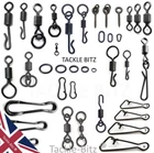 Carp Fishing Tackle Swivels Terminal End Bait Screws Quick Change Spinner rigs