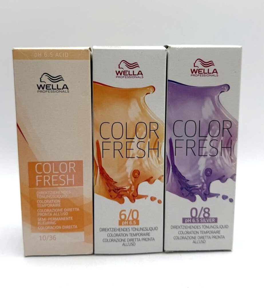Wella Color Fresh Tönungsliquid Verschiedene Nuancen 75 ml F37 ohne Verpackung