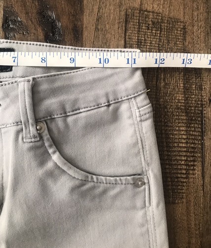 Hudson Denim Skinny Jeans Jegging Embroidered Girl’s Size 14 Pockets Light Gray. - Picture 7 of 13