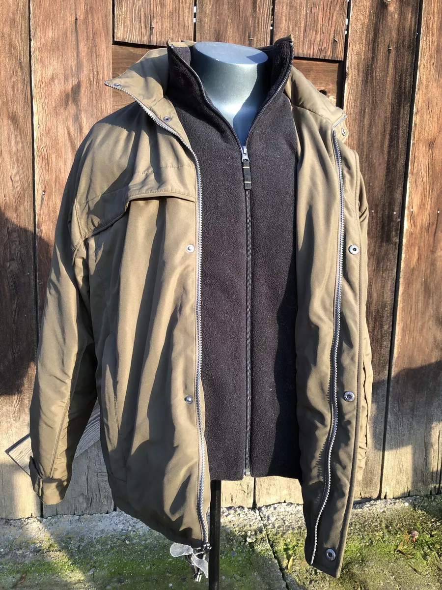 Weatherproof Garment Company Men s Kaki Green Pockets Jacket Very Warm Men s M