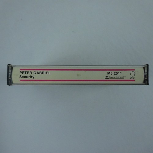 Peter Gabriel Cassette Security - Picture 3 of 5