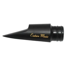 Pro use Eastern Music hard rubber alto saxophone mouthpiece with cap ligature