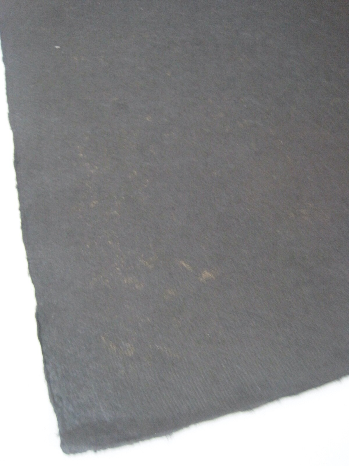 Burmese Burma Art Paper Gold Ink On Black 21.5" x 31"