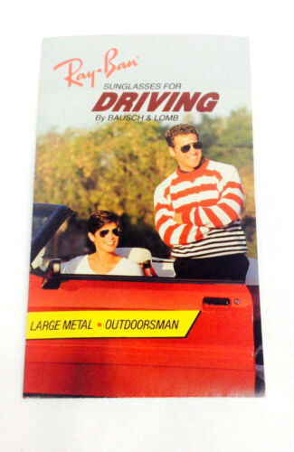 NOS Vintage Ray Ban B&L Leathers, Outdoorsman, etc., B-15 Driving Lens Brochure - Picture 1 of 2