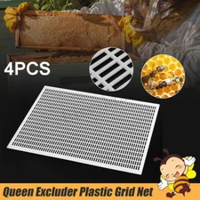 4PC 10 Frame Plastic Queen Bee Excluder, Separation Grid beekeeping Hive Tool US