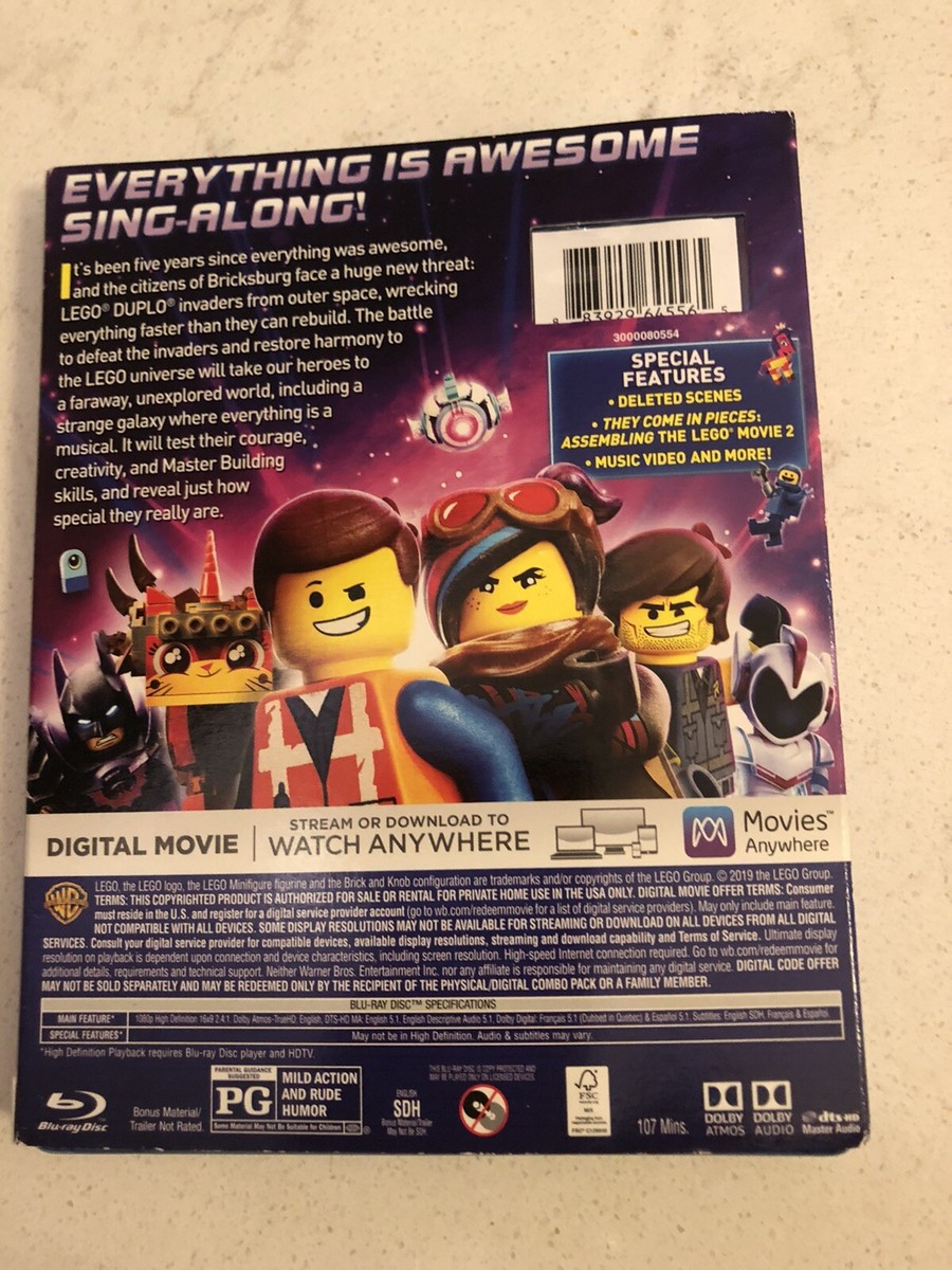 The Lego Movie 2: The Second Part (Blu-ray + DVD + Digital
