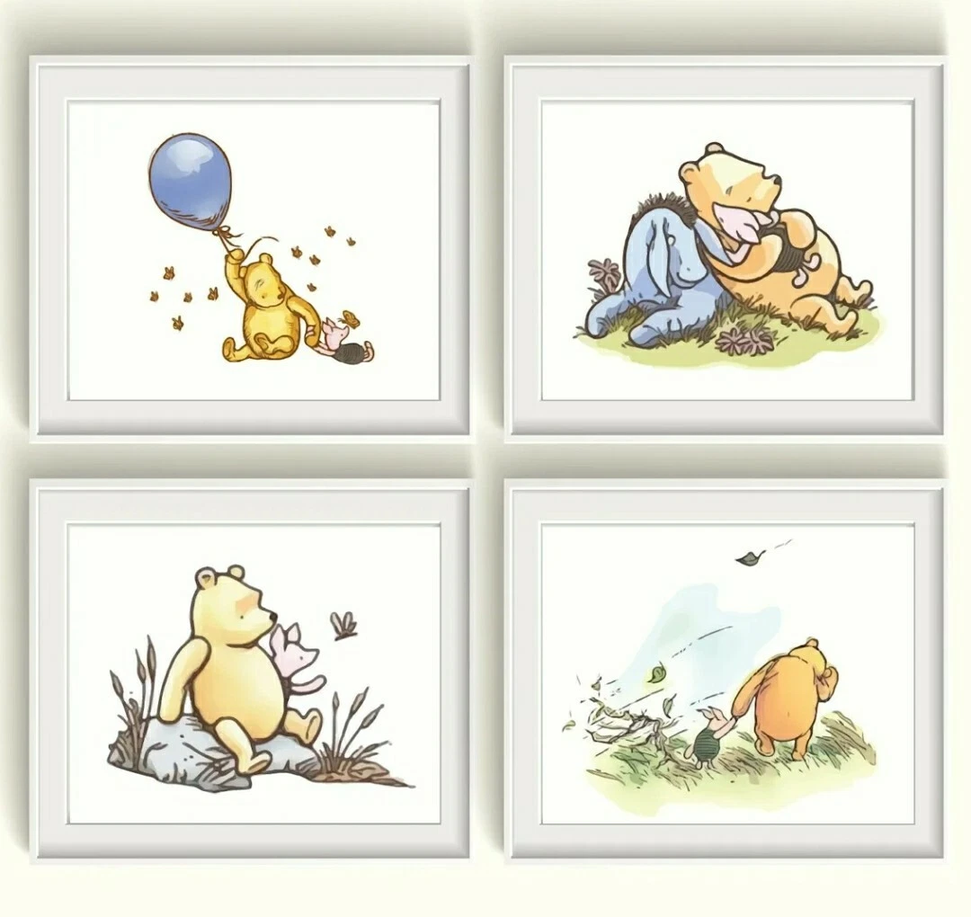Winnie the pooh nursery cheap art
