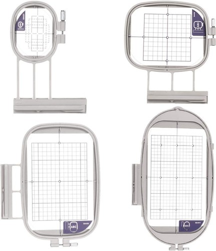 4 Versatile Embroidery Hoops for Brother & Babylock Machines - SA437 to SA441 - Picture 2 of 3