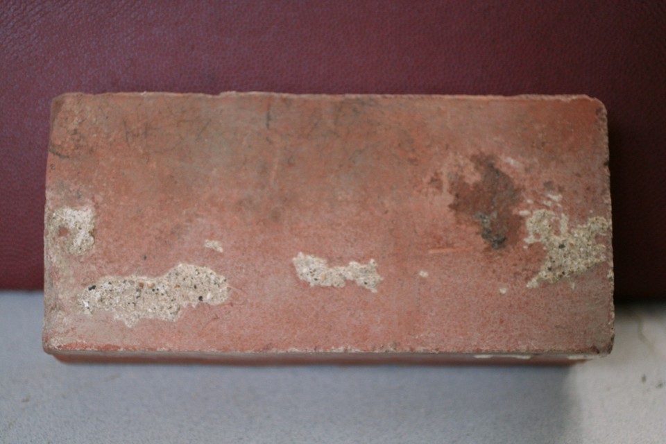 Brick GROESBECK REDS NAME Stamped in OLD VINTAGE Clay Brick eBay