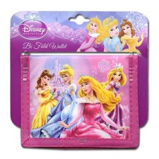 Wallet Bifold Non-Woven Disney 4 Princesses Girls Party Favor New