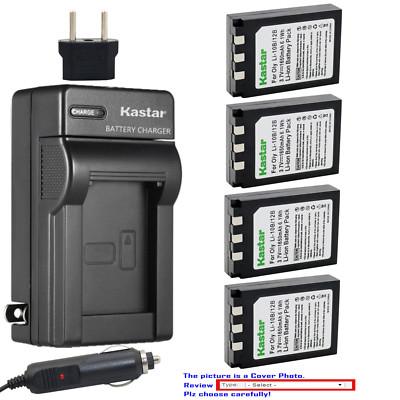 Kastar Battery AC Charger for Sanyo DB-L10 VAR-L10 Sanyo Xacti DSC-J1 J1P J1S