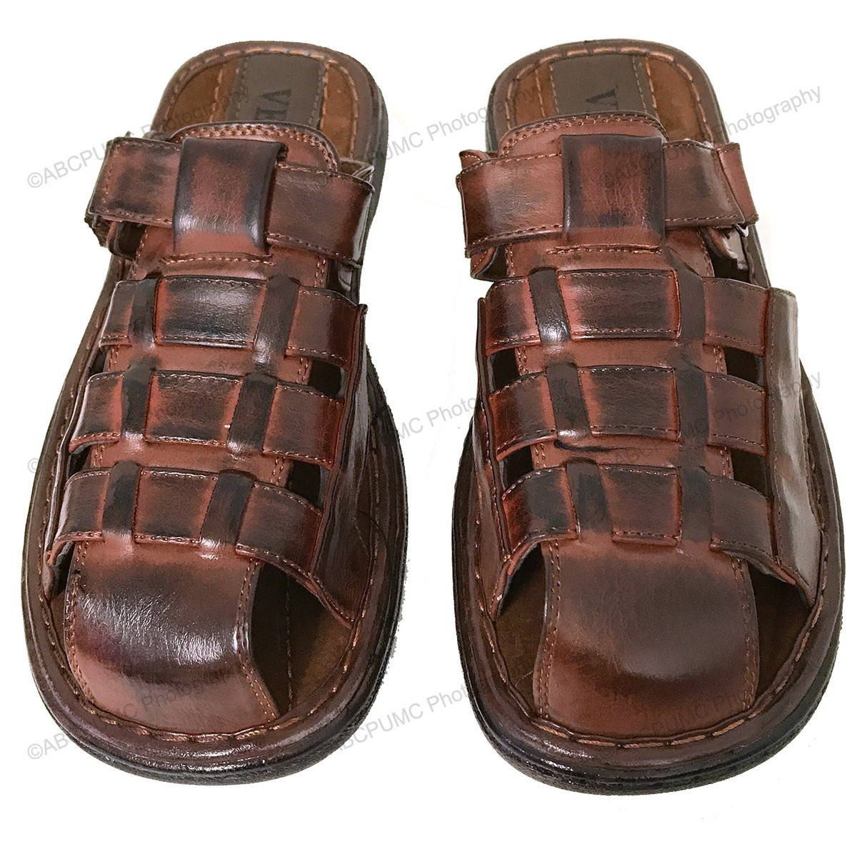 Veeko slipper Veeko brand black leather toe sandals #shoes... | Depop main image 3