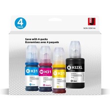 31 32XL Ink Bottle Refill Kit Compatible for HP Smart Tank 5101 7301 7602 700...