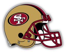 San Francisco 49ers NFL Football Sport Logo Car Bumper Sticker Decal "SIZES''