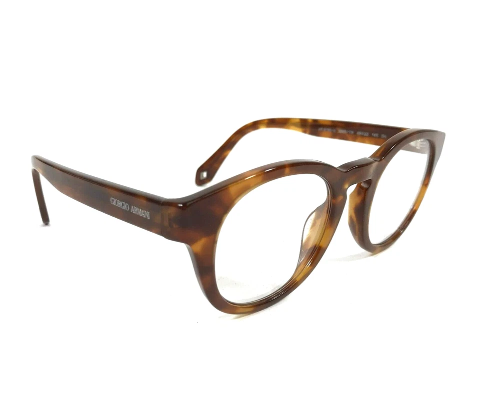 Очки солнцезащитные Giorgio Armani AR8190-U 5988/1W красные оправы Havana с синими зажимами - Изображение 4 из 4