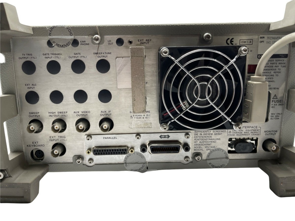 その他 HEWLETTPACKRD SPECTRUM ANALYZER 8590A HP Hewlett Packard 8590A Spectrum Analyzer 10khz-1.5GHZ | eBay