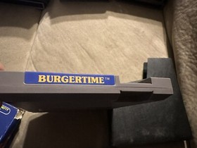 Burger Time (NES, 1987) With Box And Manual