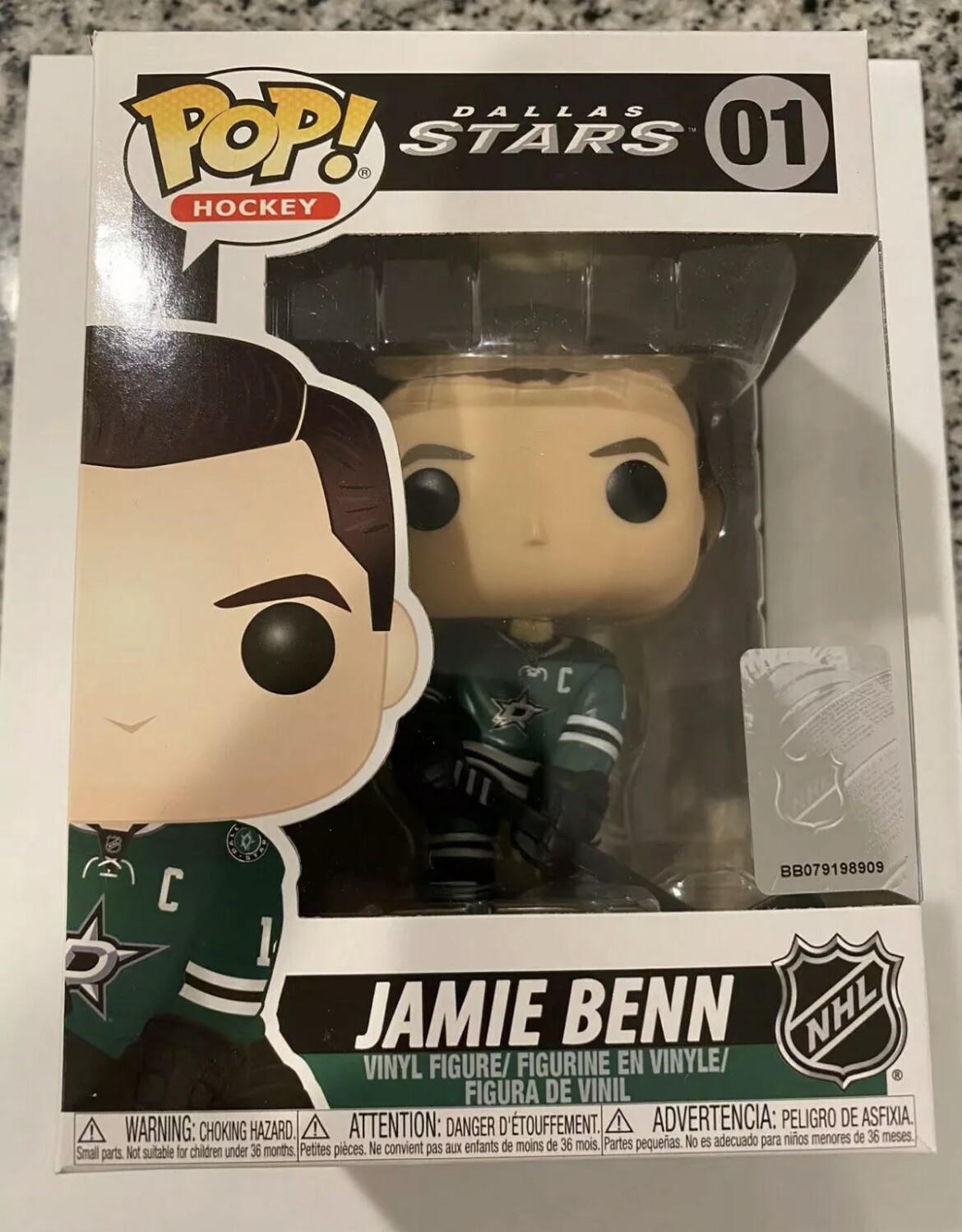 En Oferta Nhl Dallas Estrellas #01 - Jamie Benn -! Funko Pop! Hockey (Totalmente Nuevo)