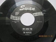 BEATLES~SHE LOVES YOU~~I'LL GET YOU~SWAN 4152~RARE  FIND ~ POP 45