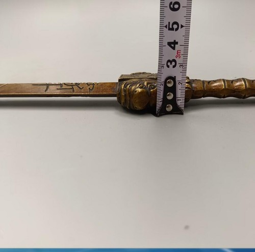 Double tiger head Eight Trigram seven star sword bronze sword - Picture 7 of 8