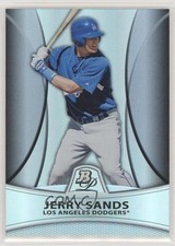 2010 Bowman Platinum Prospects Thick Stock Refractor /999 Jerry Sands #PP1 0f6