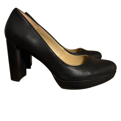 Naturalizer Berlin Platform Pump Black Size 9 Wide