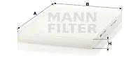 MANN-FILTER CU 2882 Filtro abitacolo Filtro particellare - Immagine 2
