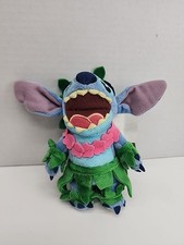 Disney World Exclusive Lilo  Stitch Hawaiian Hula Lei Plush Stuffed Animal 2005