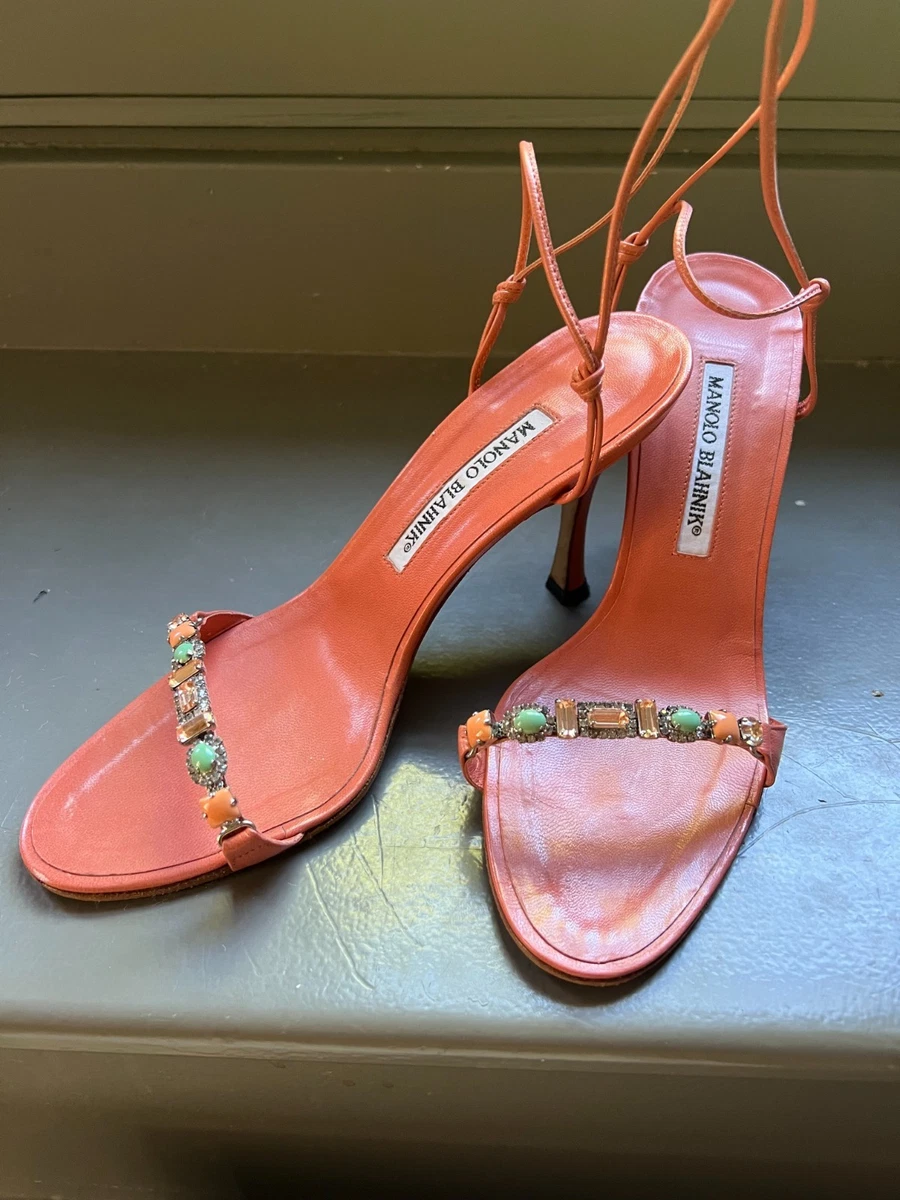 Manolo Blahnik Pink Women's Ankle Strap for sale | eBay