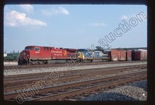Original Fujichrome CP 9600 on CSX at Cincinnati, Ohio in 2004