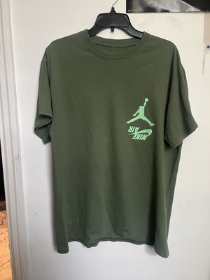 New Travis Scott Nike Air Jordan Cactus Jack Highest T Shirt Olive Green Large